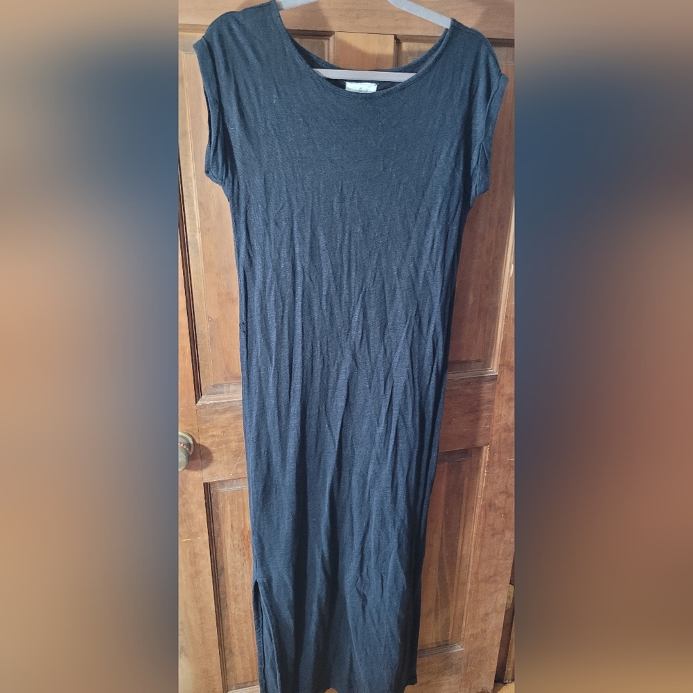 Black maxi dress
